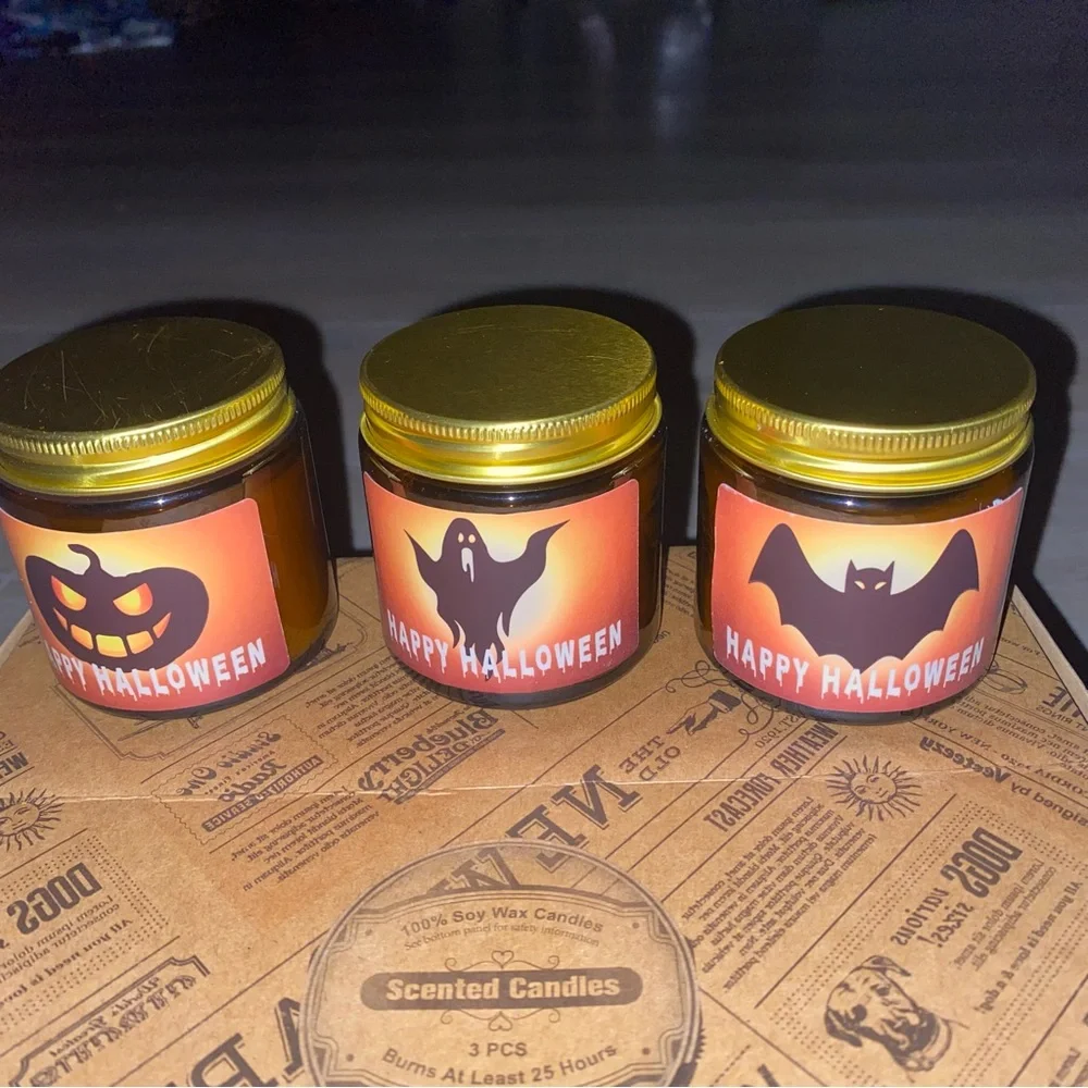 Halloween candles 3 pack